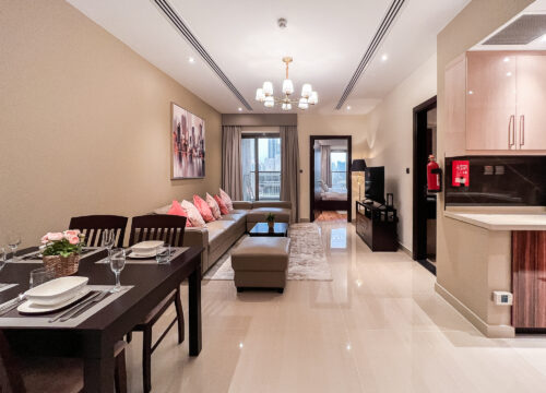 Stunning 1BR with Panoramic Burj Khalifa View