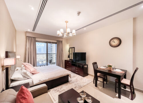 Gorgeous Studio Burj Khalifa View Downtown Dubai
