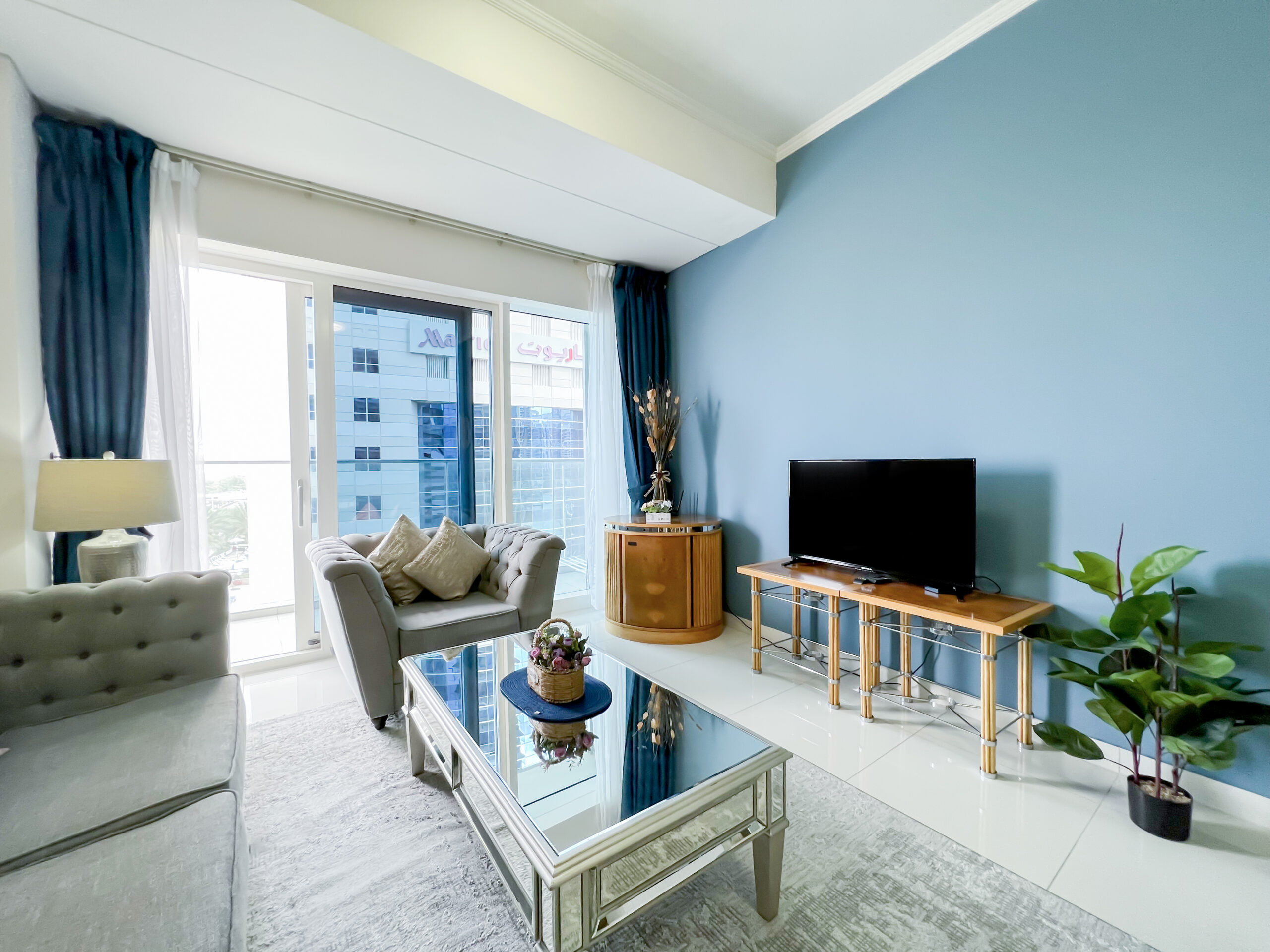 Elegant Partial Sea View 1-BR in Damac Heights