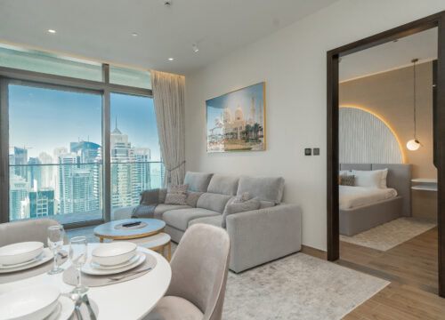 Incredible 1BR Marina View, Jumeirah Living
