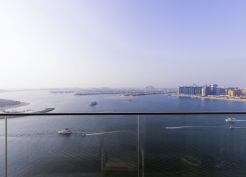 Beachfront brand new 2BD apartment with Palm View